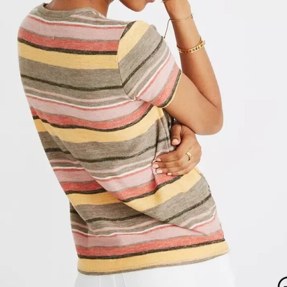 Texture and Thread by Madewell Striped Tie Top Shirt XS - Picture 15 of 15